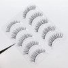 Musegetes 3D False Eyelashes Popular Black Natural Axis Soft Core