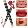 Lápiz Labial Y Delineador de Labios de Doble Punta 2