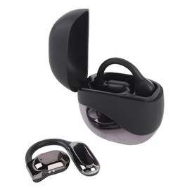 Zopsc Clip On Ear Headphones with Translating Device, Bluetooth Wireless Open Ear Earbuds Real Time with 144 Online Languages Translation, Translator Earbuds for Travel Business (Black)