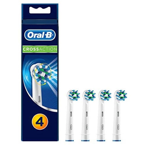 Oral-B Oral B Cross Action Electric Toothbrush Replacement Brush Heads