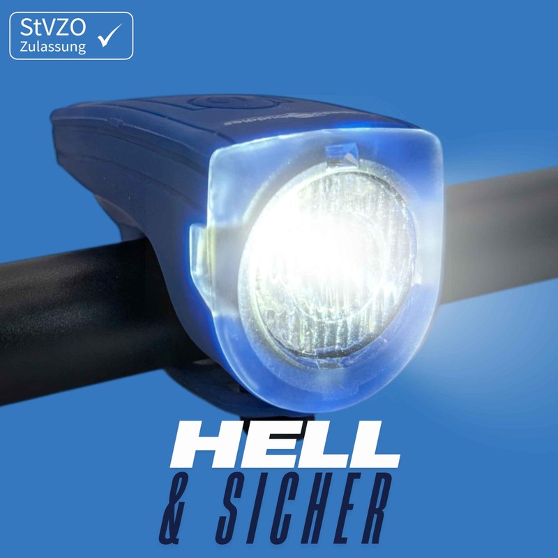 SPEED BUDDIES Rocket Bicycle Light for Children's Bicycle, StVZO Approved