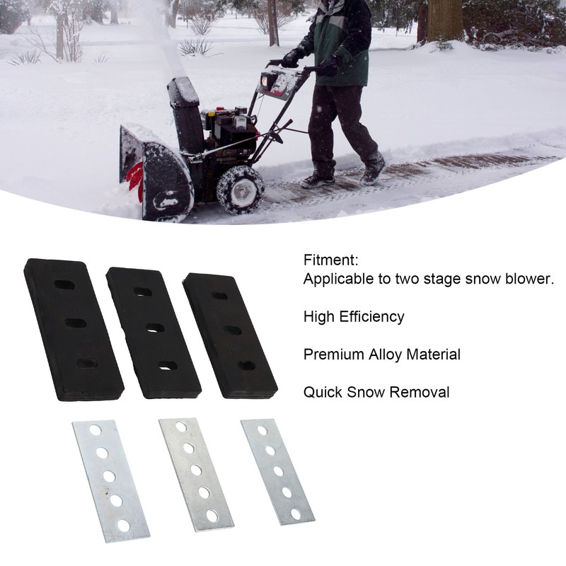 Snow Blower Impeller 3 Blade Alloy 1/4in Accessory Set Kit