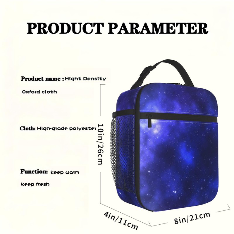 VODRM Black and White Marble Lunch Box for Kids, Abstract