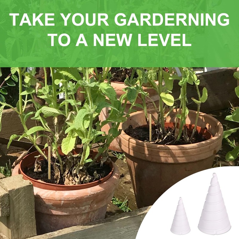 TOYMIS 2pcs Spiral Coil Winding Jig, 2 Sizes Copper Gardening