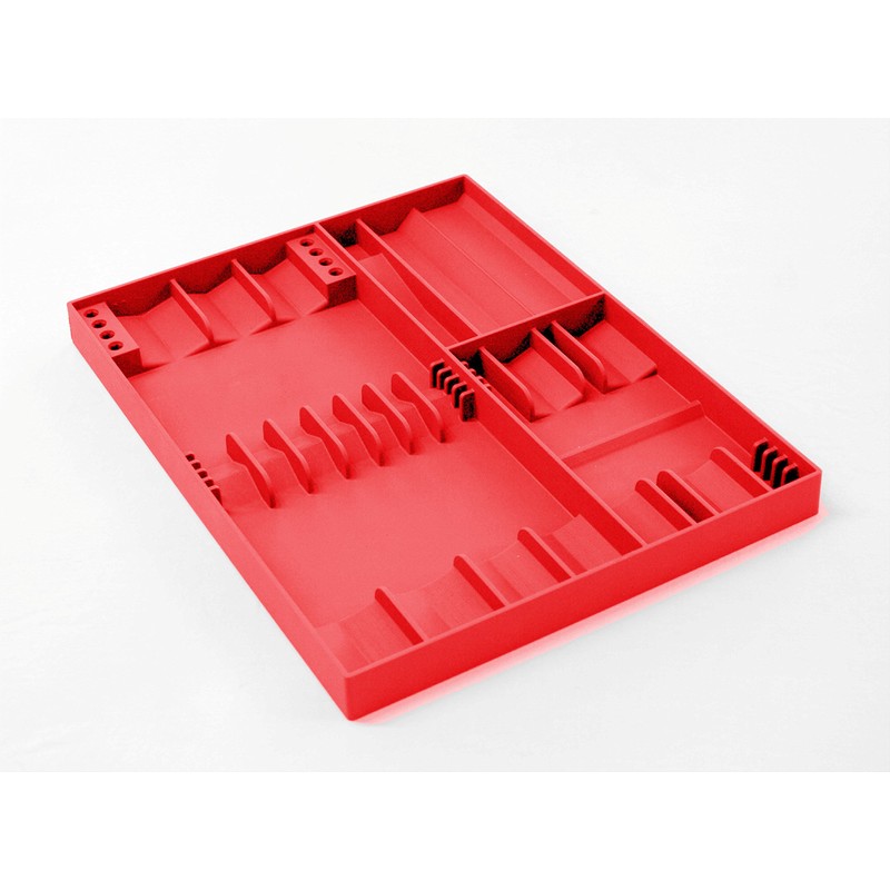 TOOL SORTER SCREWDRIVER ORGANIZER (RED) – Low Profile, Tough-Built Screwdriver