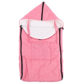 Winter Windproof Universal Thicken Warm Infant Sleeping Bag for Baby Stroller AccessoryLinen Pink