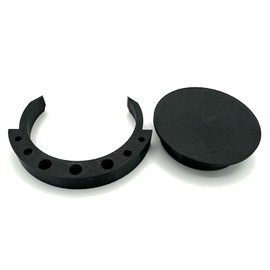 Lid & Brush Backpack for Citadel Water Pot – Water-Resistant PETG, Multiple Colors (Black-FBA)