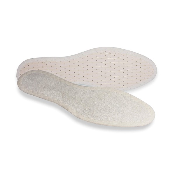 pedag Bamboo Deo Insole, Handmade in Germany, Made from Bamboo-Derived Terry, Ultra Thin and Durable, Ideal for Sockless Wear, Washable, US W12 M9 / EU 42