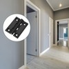 METALLIXITY Adjustable Folding Door Hinges (102mm) 4Pcs, ABS Nylon Hinges