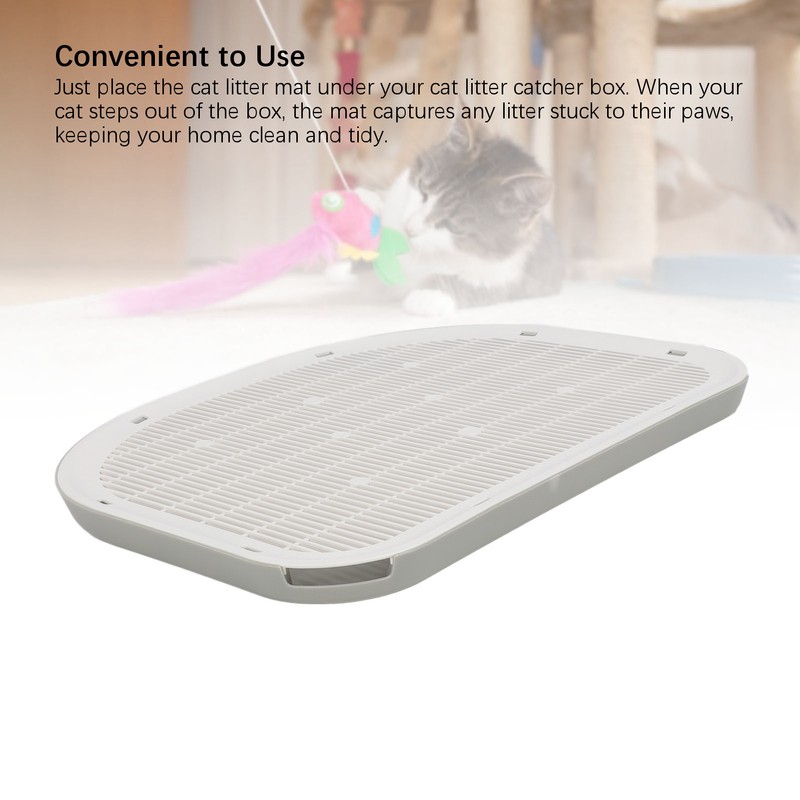Cat Litter Mat Waterproof Sturdy Anti Slip Leakage Resistant Easy
