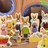 yoamo Easter calendar with play case with 16 wooden figures