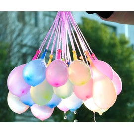 111 Pack water balloons, Rapid-Fill Self-Sealing water balloons for kids，Summer fun Water Toys for Kids and Adults Parties and Outdoor Water Bomb Fight