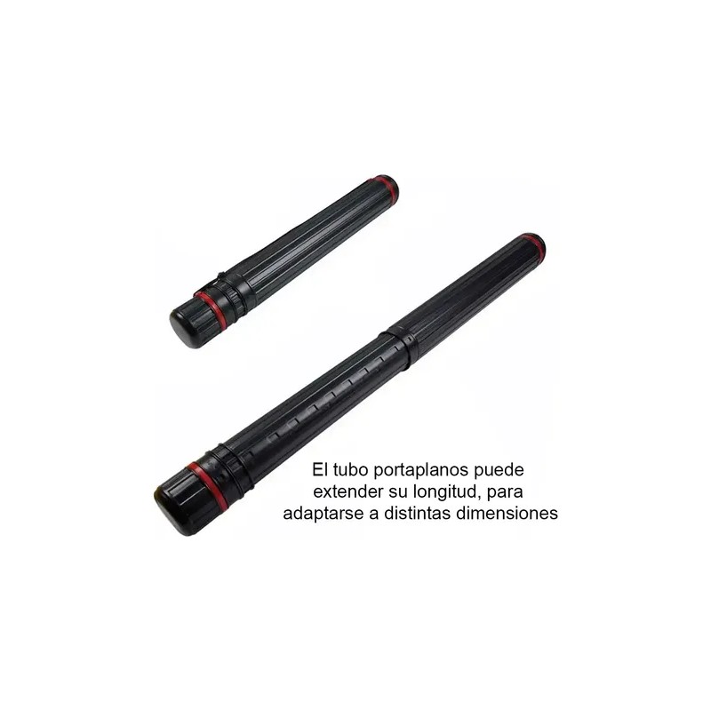 Tubos Porta Planos Expandibles Rigidos Transportar 4 Piezas