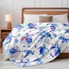 Sea Turtle Blanket Gifts Soft Flannel Turtles Loves Throw Blanket