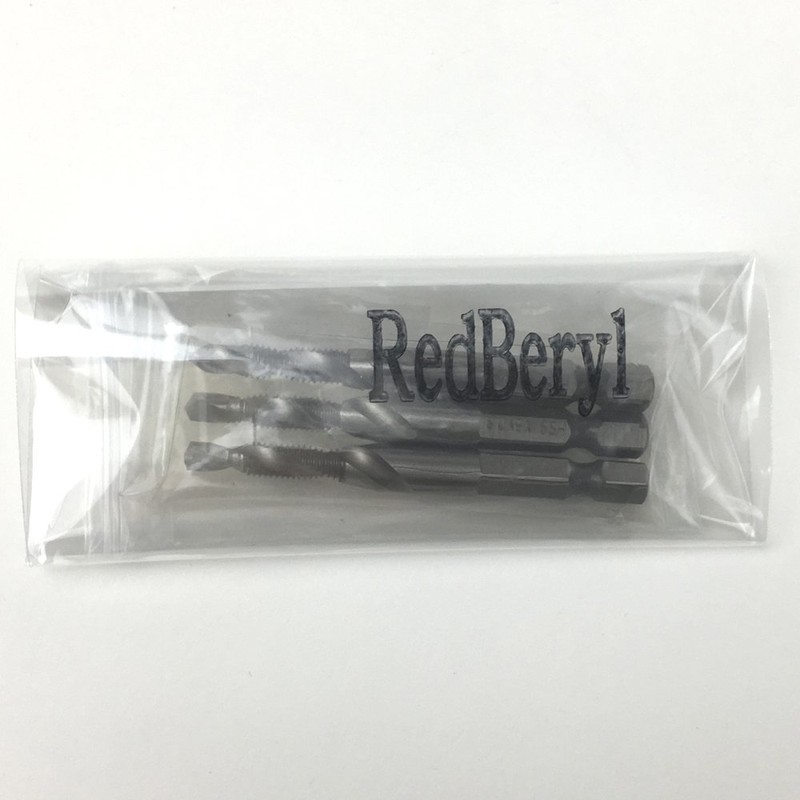 RedBeryl Drill Tap Set M3 M4 M5 M6 M8 M10