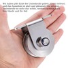 KCNOFNC 48 mm pulley steel cable, cable pulley with 2
