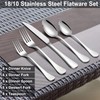 LIANYU Silverware 18/10 Stainless Steel, 18/10 Flatware Cutlery Set Service