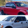 TONOYTIM Window Visors Rain Guards Side Wind Deflectors for 2015-2025