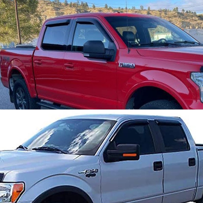 TONOYTIM Window Visors Rain Guards Side Wind Deflectors for 2015-2025