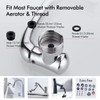BAGNOLUX Brass 1080° Swivel Faucet Extender for Bathroom Sink, 2