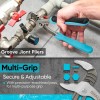 SHALL 8-Piece Adjustable Wrench & Water Pump Pliers Set, 12/10/8/6