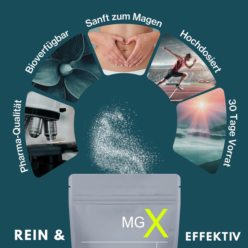 MGX NEU MGX? Magnesium Citrat Pulver [150g] - Pures Magnesiumcitrat
