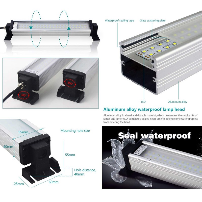 Led Industrial Machine Tube Light, IP66 Waterproof Explosionproof Work Lamp