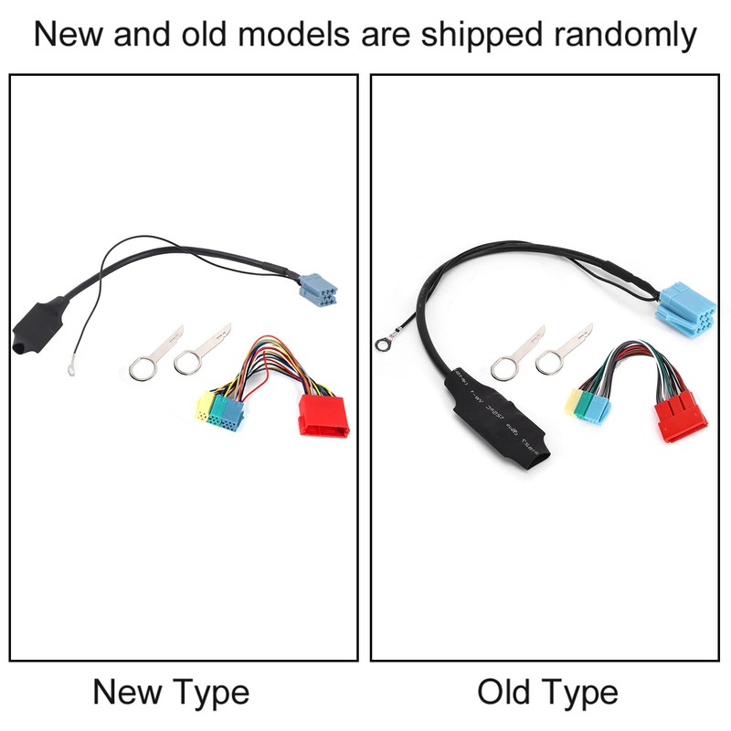 Headerbs Radio 20-Pin 8-Pin Connection Cable Car Radio Adapter Bluetooth