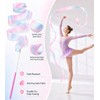 Lafamiya 10 Pcs 2M Flashing Rhythmic Gymnastics Ribbons With Hand
