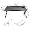 Slendor Lap Desk with Tablet Slot, Foldable Laptop Table with