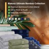Makooz Luxurious Bamboo Face Flannels Pack of 6-700 GSM Thick