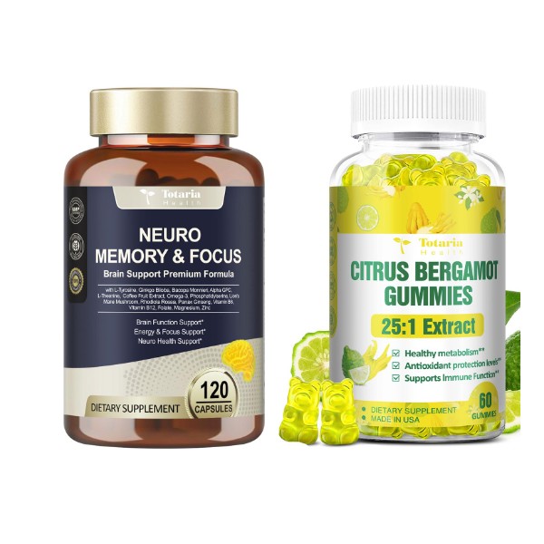 25 in 1 Brain Supplements for Memory and Focus +