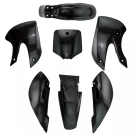 Aftermarket KAWASAKI KLX110 KX65 DRZ110 KLX DRZ 110 KX 65 BLACK PLASTIC FENDER FAIRINGS KIT