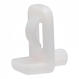 Boxonly 5mm Plastic Locking Shelf Pegs, Mini Cabinet Shelf Clips, Shelf Bracket Peg for Book Shelves Supplies, 20pcs