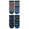 ABS Socks 2 Pack Excavators and Cars, navy