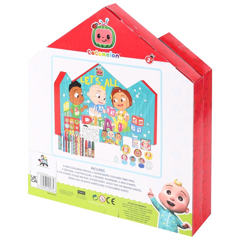 CoComelon Advent Calendar Art & Crafts Accessories Filled with Exciting