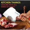 Carimee Meat Cleaver Knife, Butcher Axe Bone Chopper, Heavy Duty