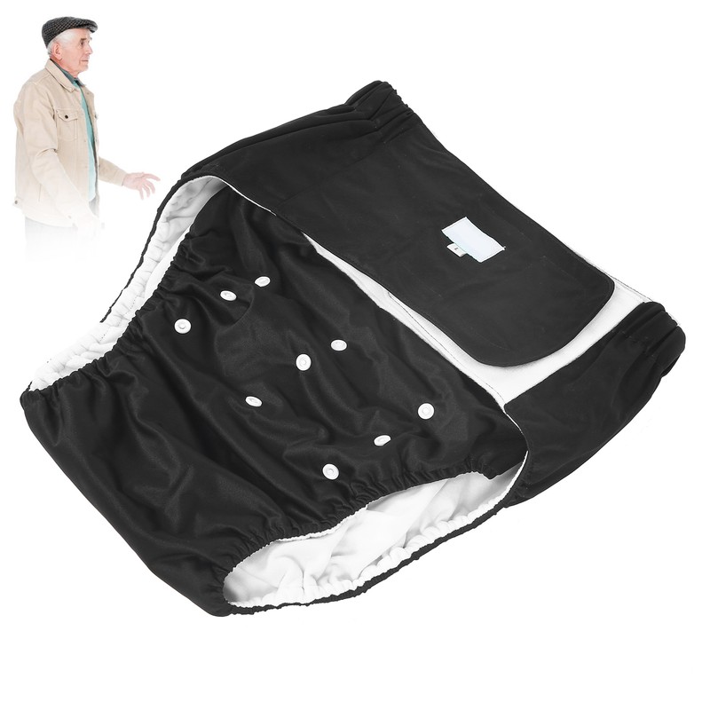Adult Diaper Reusable Elderly Incontinence Nappy Washable Adjustable Diaper Pants404
