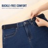 2-Pack No-Buckle Elastic Belts for Men & Women, Adjustable 1.38-Inch