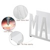 Kaluroil Mail Holder White Metal Letter Sorter Table Top Mail