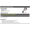 Power Steering Control Module Connector - Black, 3-Way with Leads