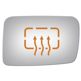 Burco 5170H Convex Passenger Side Power Replacement Mirror Glass Heated for 2006-2010 JEEP COMMANDER