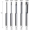 REYINL 6-Piece Stainless Steel Corer & Pitter Set for Apple,