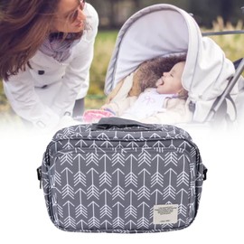 Entatial Stroller Bag, Baby Nappy Bag, Multi Pocket Design, Large Capacity, Wide Application for Short Trips on Travel