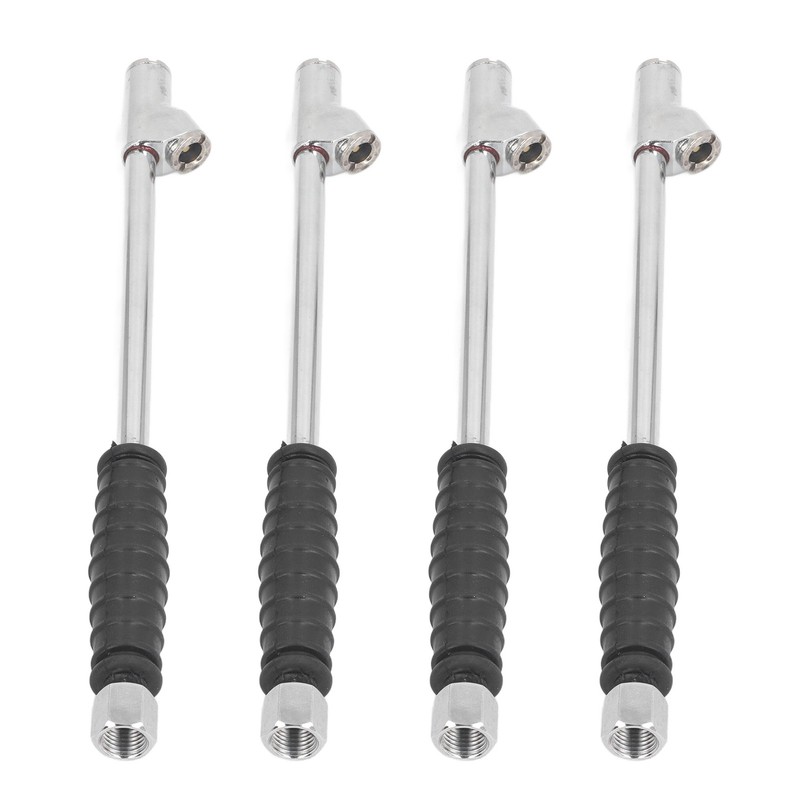 4 Pcs Dual Head Air Chuck 1/4 Inch Female NPT