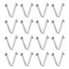 QUARKZMAN Pack of 16 Double Knob Kayak Paddle Spring Clip