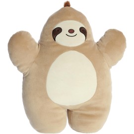 Aurora® Squishy Spongecakes™ Cinnamon Sloth™ Stuffed Animal - Imaginative Play - Huggable Comfort - Brown 16 Inches