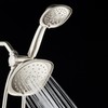 AquaDance Luxury Square High-Pressure Giant 7.3" Rain Shower Head/Handheld Spa