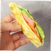 Kisangel 3pcs Artificial Pancake Model Handmade Realistic Fake Food Pancake