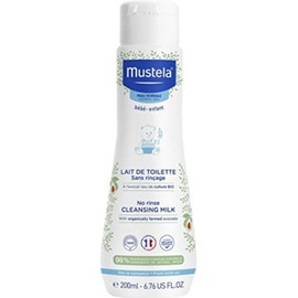 Mustela Solución Limpiadora con Textura Cremosa para Bebé o Niño con Piel Seca, 200mL